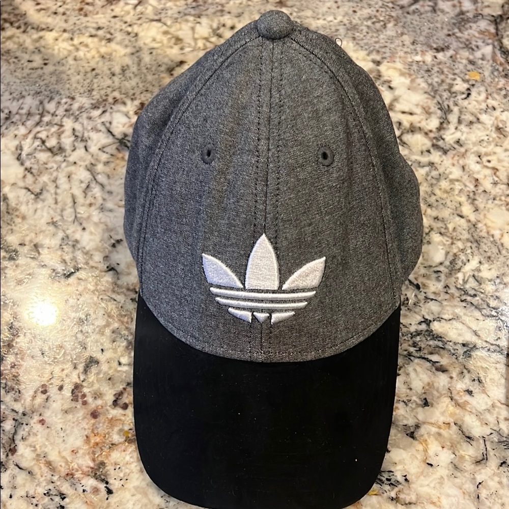 Adidas Gray and Black Cap